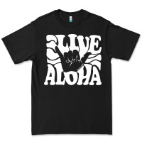 Black vintage live aloha state hawaiian islands shaka hawaii maui pullover h Premium Tee - linhVisuals