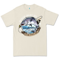 Bone funny women want me, fish fishing fear t shirt Premium Tee - linhVisuals