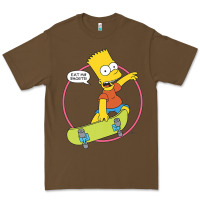 Cacao the simpsons bart simpson eat my shorts premium t shirt Premium Tee - linhVisuals