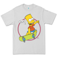 Dove Grey the simpsons bart simpson eat my shorts premium t shirt Premium Tee - linhVisuals