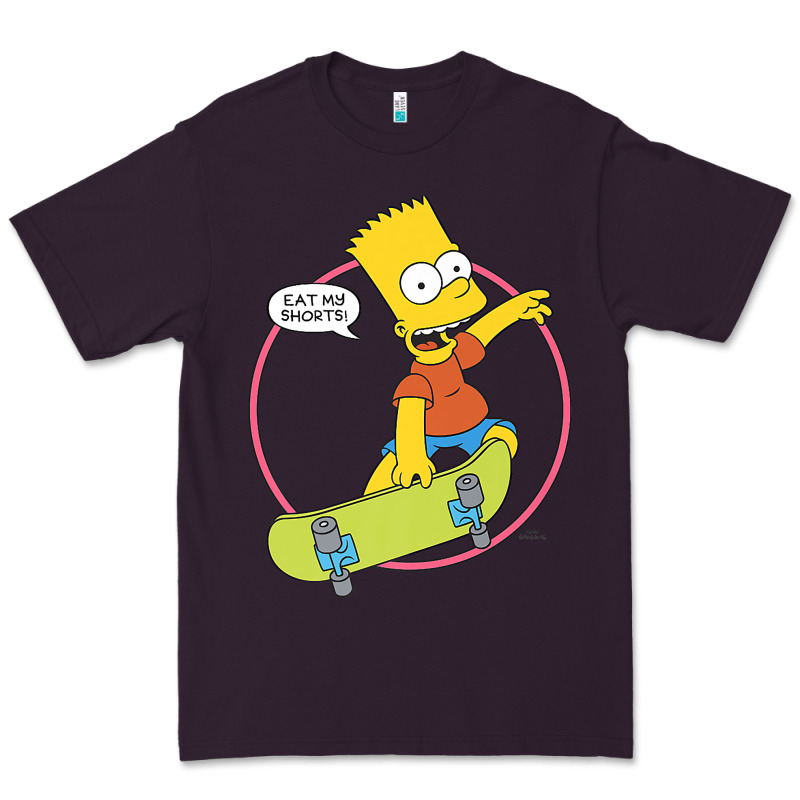 The Simpsons Bart Simpson Eat My Shorts Premium T Shirt Premium Tee by linhVisuals | Teevron