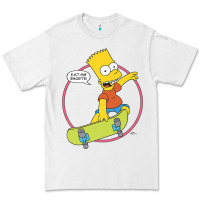 White the simpsons bart simpson eat my shorts premium t shirt Premium Tee - linhVisuals