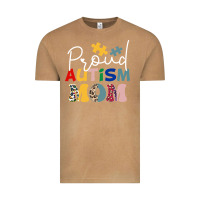 Vintage Camel Proud Autism Mom Leopard Pattern Design Autism Awa Vintage Tee - CowhideDigitalArt