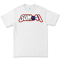 White Artwork SUM41 Premium Tee - linhVisuals
