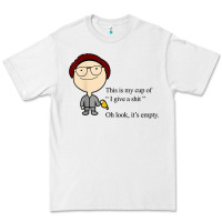 White this is my cup of i give a sh!t oh look it’s empty t shirt Premium Tee - linhVisuals