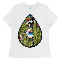 White mexican teardrop  3 Ladies Tee - BundleAndBundleShop