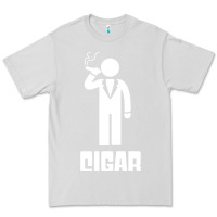 Dove Grey cigar smoker Premium Tee - linhVisuals