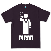 Plum cigar smoker Premium Tee - linhVisuals