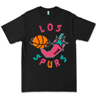 Black Los Spurs Premium Tee - linhVisuals