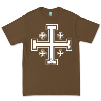 Cacao crusader cross of jerusalem knights templa Premium Tee - linhVisuals