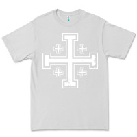 Dove Grey crusader cross of jerusalem knights templa Premium Tee - linhVisuals
