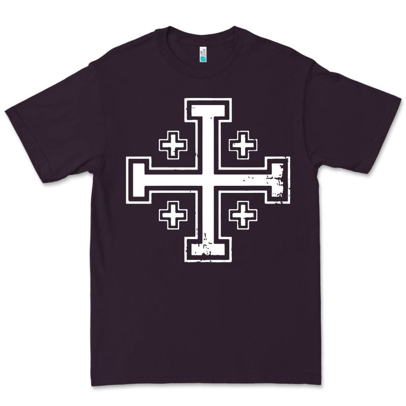 Crusader Cross Of Jerusalem Knights Templa Premium Tee by linhVisuals | Teevron