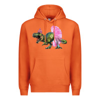 Carrot balerina t rex dinosaur with tutu Premium Hoodie - Artiststas