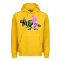 Lemon balerina t rex dinosaur with tutu Premium Hoodie - Artiststas