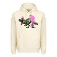 Sandshell balerina t rex dinosaur with tutu Premium Hoodie - Artiststas
