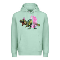 Seafoam balerina t rex dinosaur with tutu Premium Hoodie - Artiststas