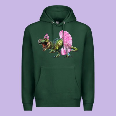 Balerina T Rex Dinosaur With Tutu Premium Hoodie Designed By Artiststas