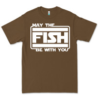 Cacao May The Fish Be With You Fishing3 Premium Tee - linhVisuals