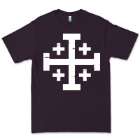 Crusader Cross Of Jerusalem Premium Tee | Teevron