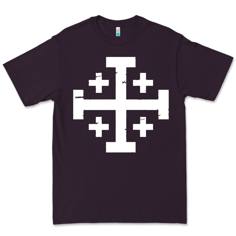 Crusader Cross Of Jerusalem Premium Tee by linhVisuals | Teevron