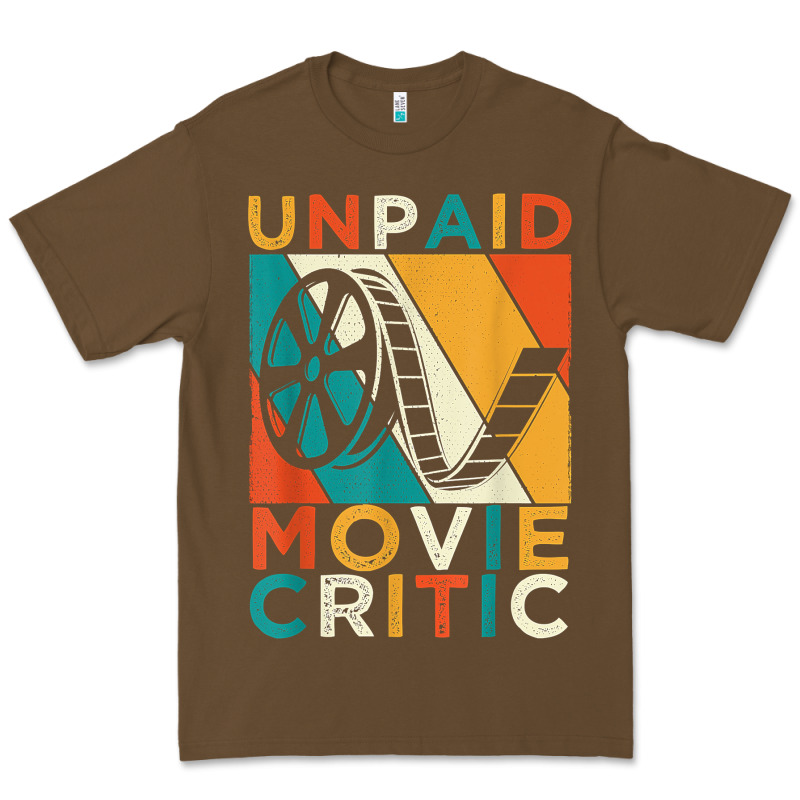 Unpaid Movie Critic Shirt Film Cinema Motion Picture Fan T Shirt Premium Tee by linhVisuals | Teevron