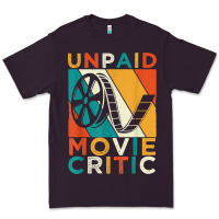 Plum unpaid movie critic shirt film cinema motion picture fan t shirt Premium Tee - linhVisuals