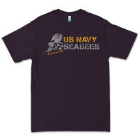 Plum us navy seabees we build, we fight us navy sweatshirt Premium Tee - linhVisuals
