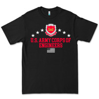 Black us army corps of engineers (usace) pullover hoodie Premium Tee - linhVisuals