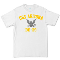 White uss arizona bb 39 battleship t shirt Premium Tee - linhVisuals