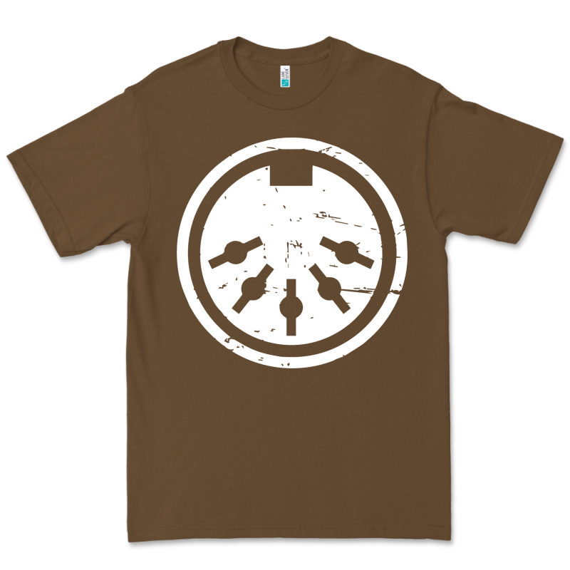 Distressed Midi Plug Synthesizer Premium Tee by linhVisuals | Teevron