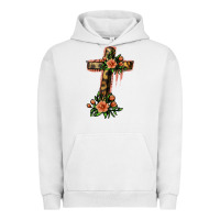 Pigment Lunar Rock Flower Cross Urban Hoodie - Jasminsmagicworld
