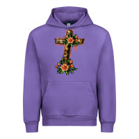 Tulip Flower Cross Urban Hoodie - Jasminsmagicworld