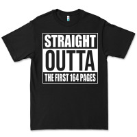 Black Straight Outta The First 164 Pages Premium Tee - linhVisuals