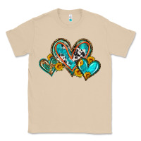 Mushroom western leopard turquoise cowhide hearts olivia Classic Tee - OliviaCreatesArt