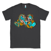 Smoke western leopard turquoise cowhide hearts olivia Classic Tee - OliviaCreatesArt