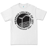 White Memphis College of Art Premium Tee - linhVisuals