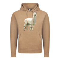 Vintage Coffee Alpaca Vintage Hoodie - LillyAllenDesigns