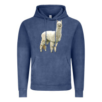 Vintage Denim Alpaca Vintage Hoodie - LillyAllenDesigns