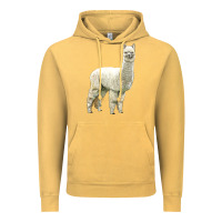 Vintage Mustard Alpaca Vintage Hoodie - LillyAllenDesigns