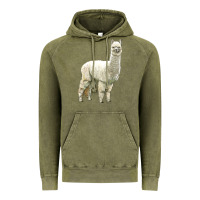 Vintage Olive Alpaca Vintage Hoodie - LillyAllenDesigns