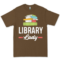 Cacao womens funny library lady librarian library assistant t shirt Premium Tee - linhVisuals
