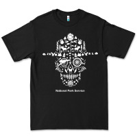 Black national park service, skull animals hiking camping eliments t shirt Premium Tee - linhVisuals