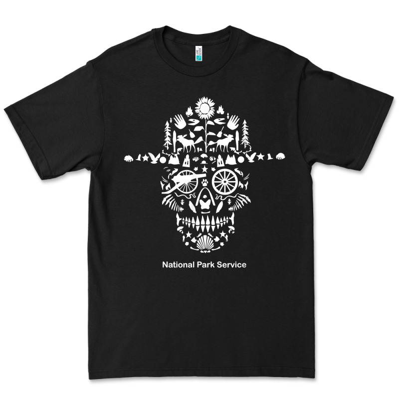 National Park Service, Skull Animals Hiking Camping Eliments T Shirt Premium Tee by linhVisuals | Teevron