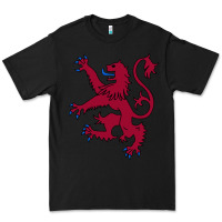 Black lion rampant of scotland, royal banner, royal arms, scottish pride Premium Tee - linhVisuals