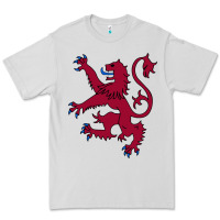 Dove Grey lion rampant of scotland, royal banner, royal arms, scottish pride Premium Tee - linhVisuals