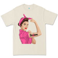 Bone believe cancer awareness women gift Premium Tee - linhVisuals