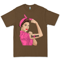 Cacao believe cancer awareness women gift Premium Tee - linhVisuals