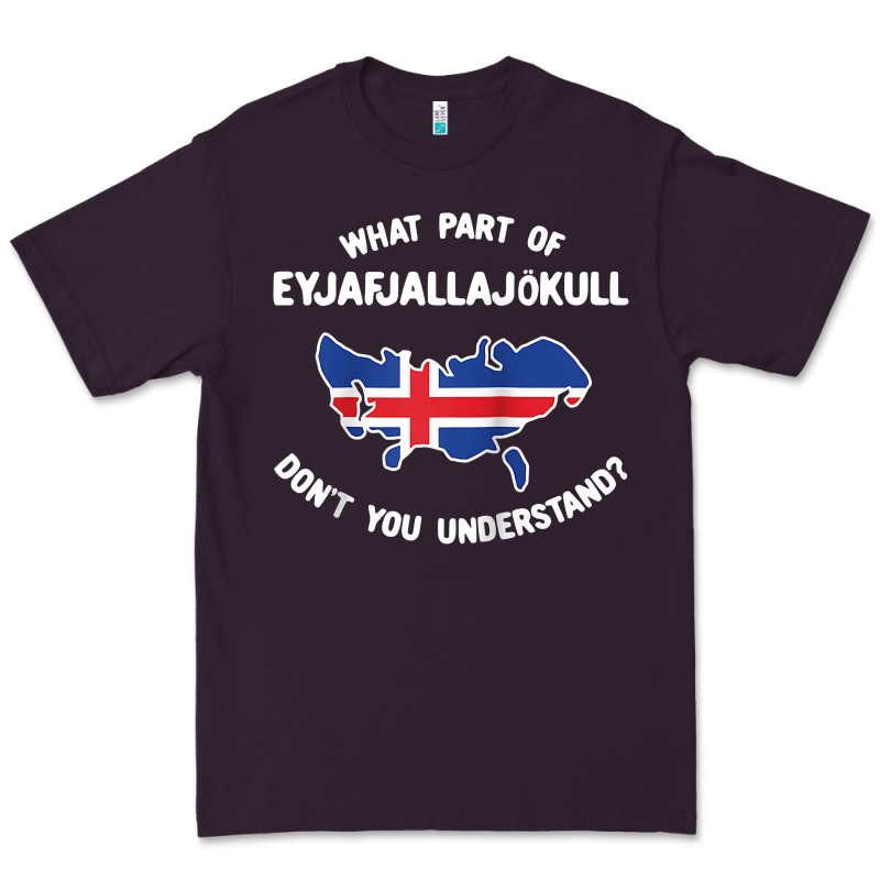 What Part Of Eyjafjallajökull Don't You Understand Raglan Baseball Te Premium Tee by linhVisuals | Teevron