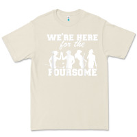 Bone we're here for the foursome funny sarcasm golf lover golfer t shirt Premium Tee - linhVisuals