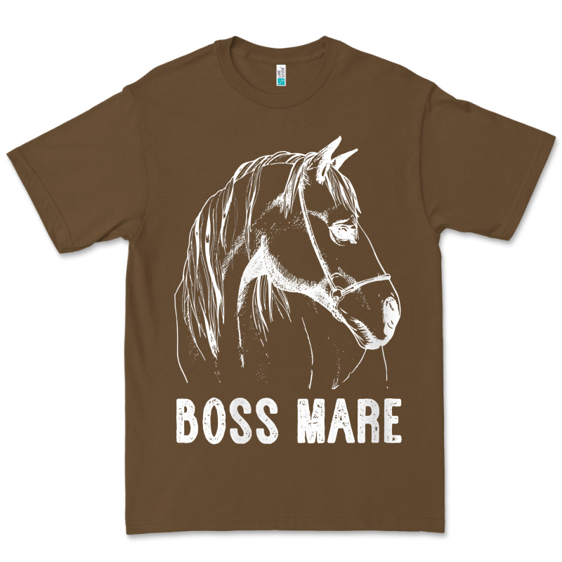 Womens Boss Mare Horseback Riding Equestrians Men Horse Women Gift V N Premium Tee by linhVisuals | Teevron